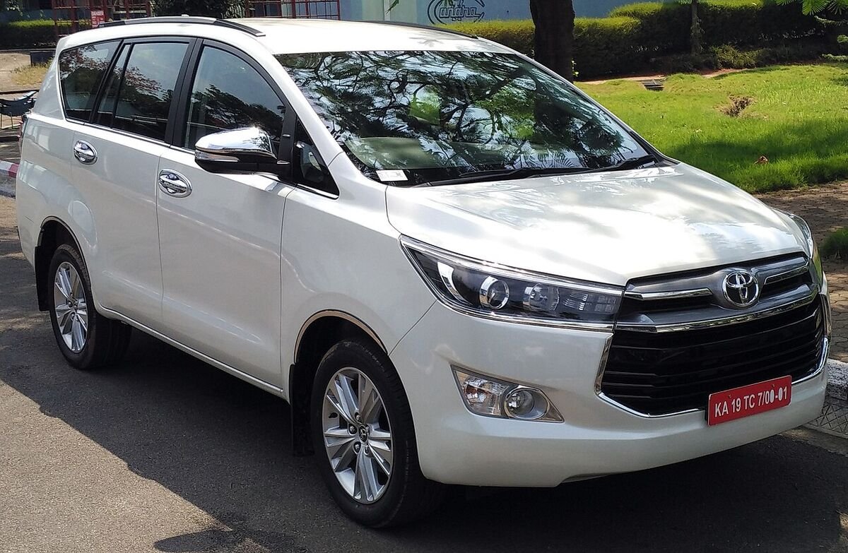 Toyota Innova Crysta rental in Goa